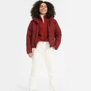 Everlane ReNew short puffer jacket